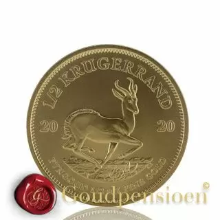 oosten Grootte Uitleg Krugerrand kopen van 1/2 troy ounce | Zuid-Afrika | Gouden munt