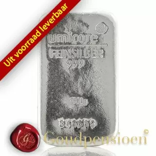 versterking Kritiek Draak 1 kilo zilver kopen | LBMA zilverbaar | 999 puur zilver kopen