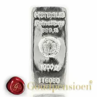 versterking Kritiek Draak 1 kilo zilver kopen | LBMA zilverbaar | 999 puur zilver kopen