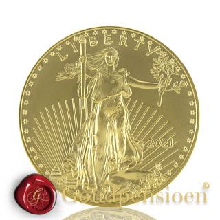 1 Oz American Eagle 2021 gold coin