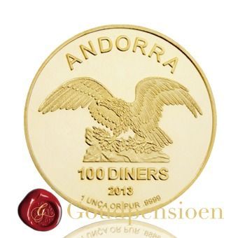 1 oz Andorra Eagle goud