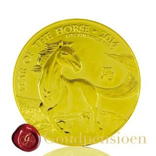 1 Oz Lunar Horse 2014 gold coin