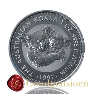 2 troy ounce Koala Platina munt