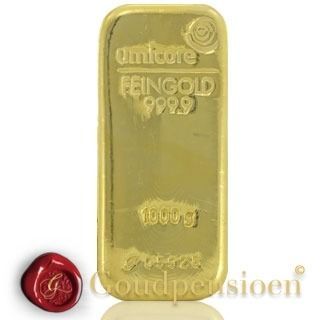 Symptomen band Binnenwaarts 1 kilo goud baar / 1000 gram goudbaar kopen | Hoogste kwaliteit goud