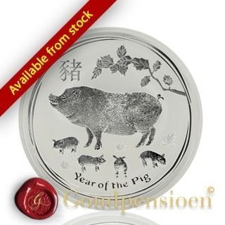 1 Oz Lunar Series II Pig 2019 | silver coin | issued by