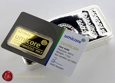 Fysiek goud kopen via bank